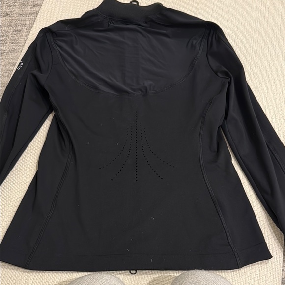 Stella McCartney Black Athletic Jacket High Collar Streamlined - Picture 2 of 3